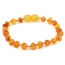 Bernstein Armband 16,5cm - Honey (matt)